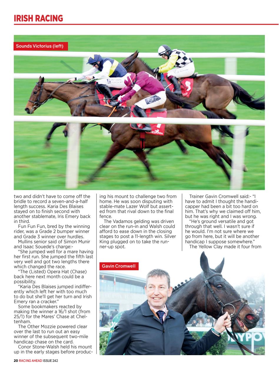 Racing Ahead Preview Pages