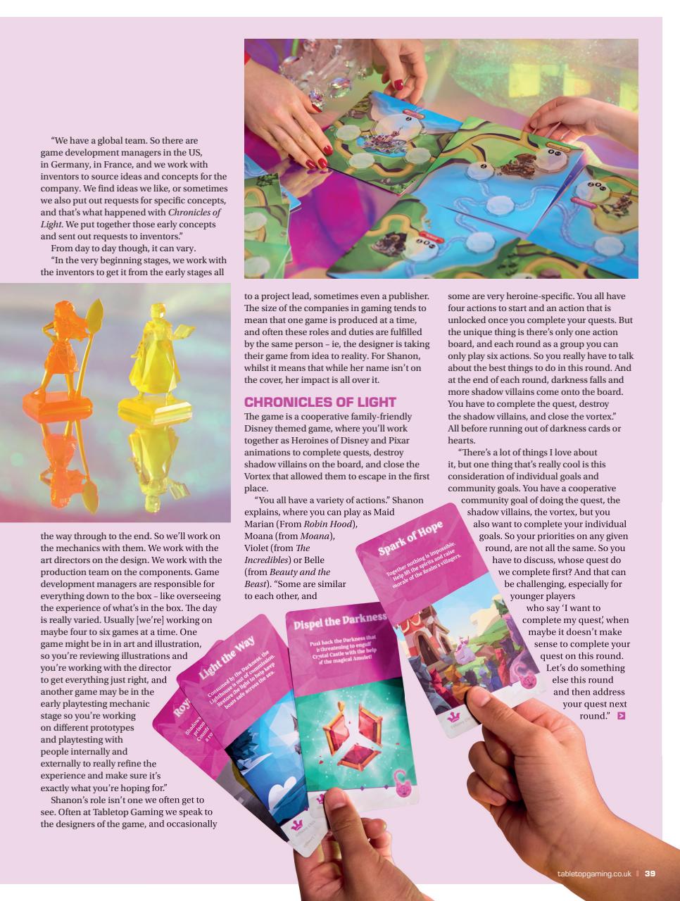 Tabletop Gaming Preview Pages