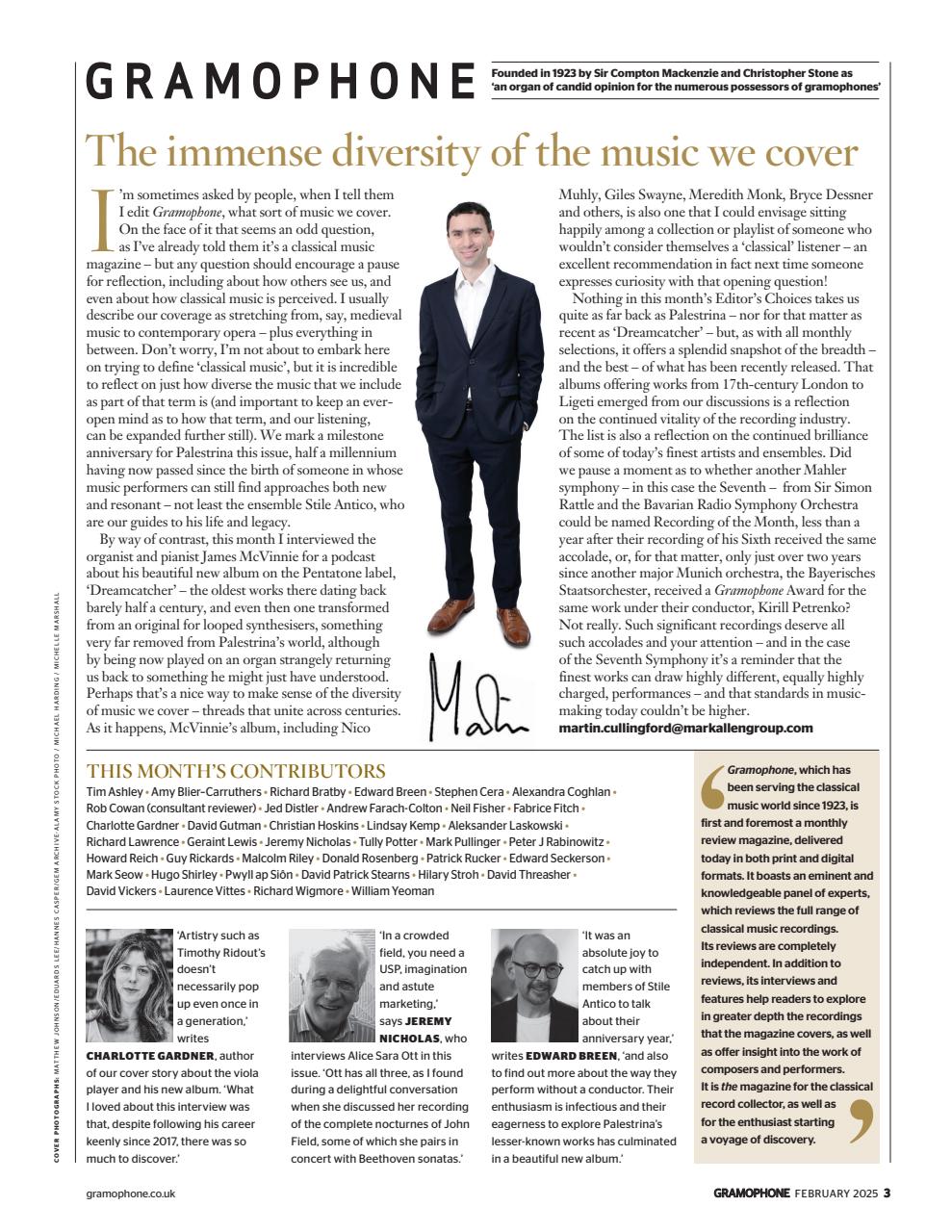 Gramophone Preview Pages