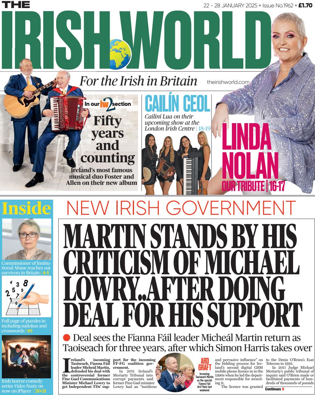 Irish World Preview Pages