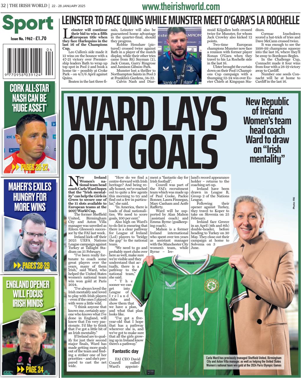 Irish World Preview Pages