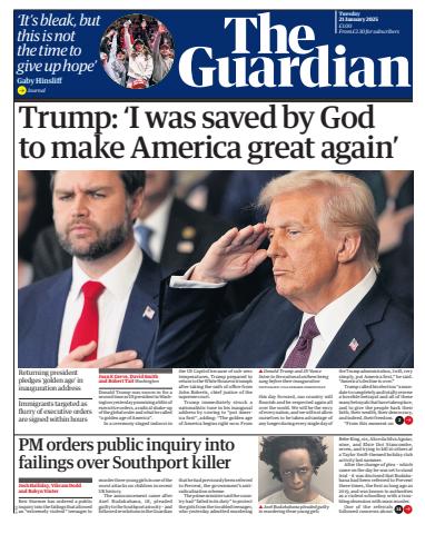The Guardian Newspaper issue Tuesday, 21 January 2025
