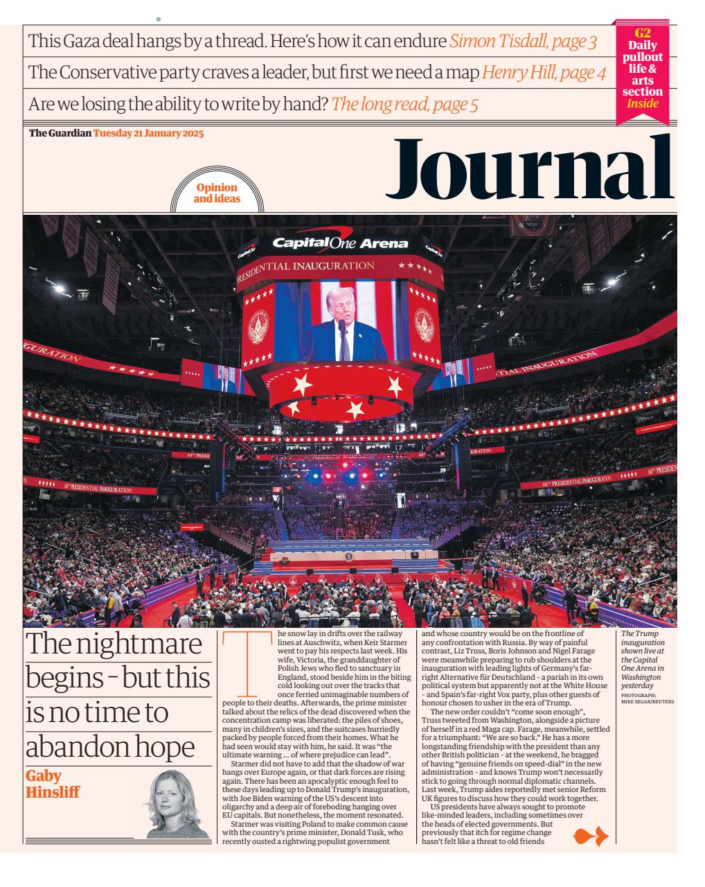 The Guardian Newspaper Preview Pages