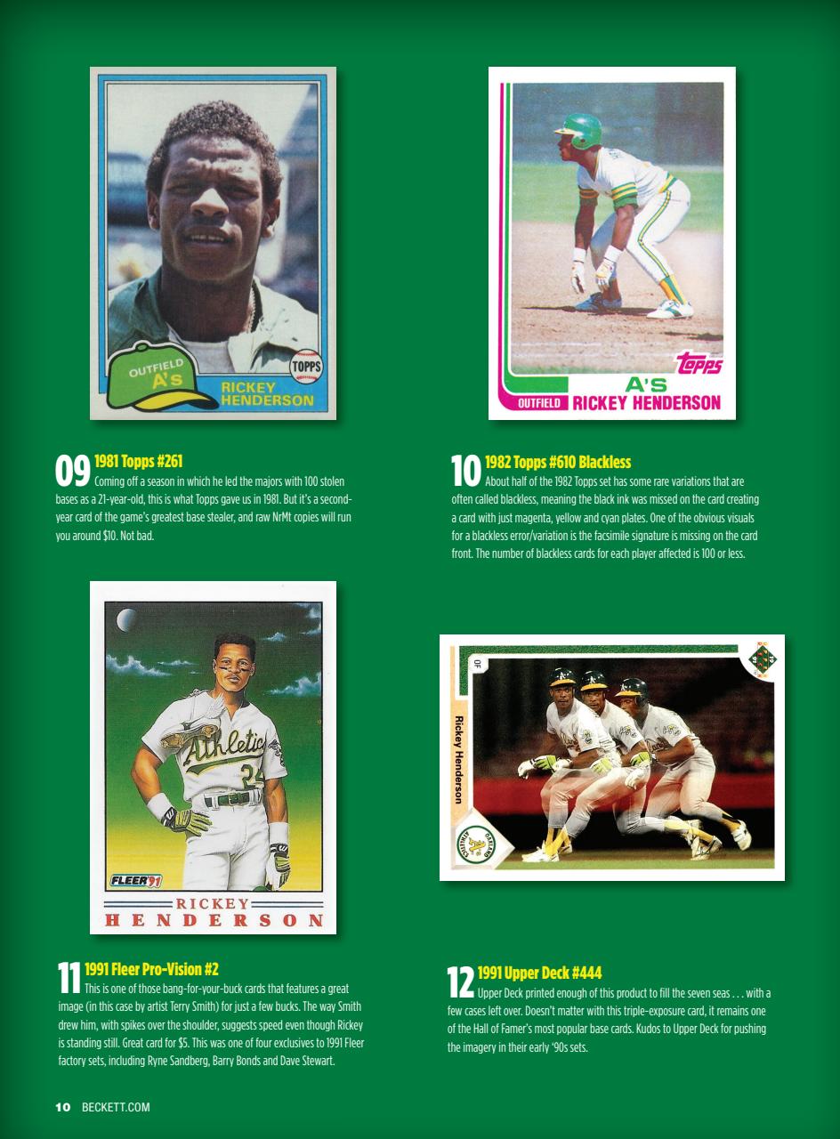 Beckett Baseball Magazine Preview Pages