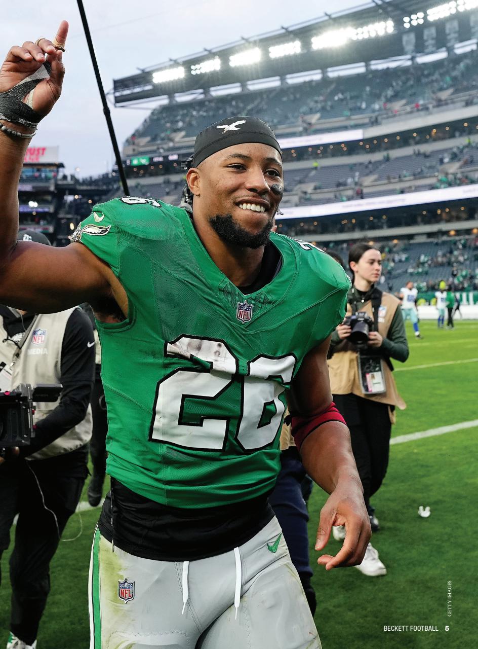 Beckett Football Magazine Preview Pages