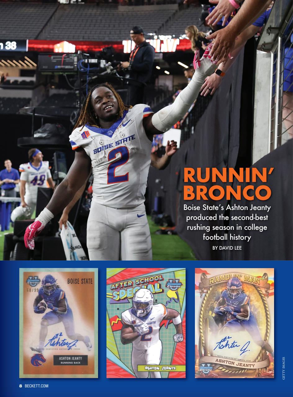 Beckett Football Magazine Preview Pages