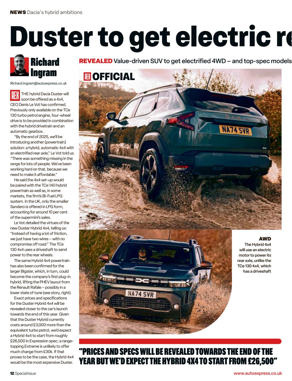 Auto Express Preview Pages
