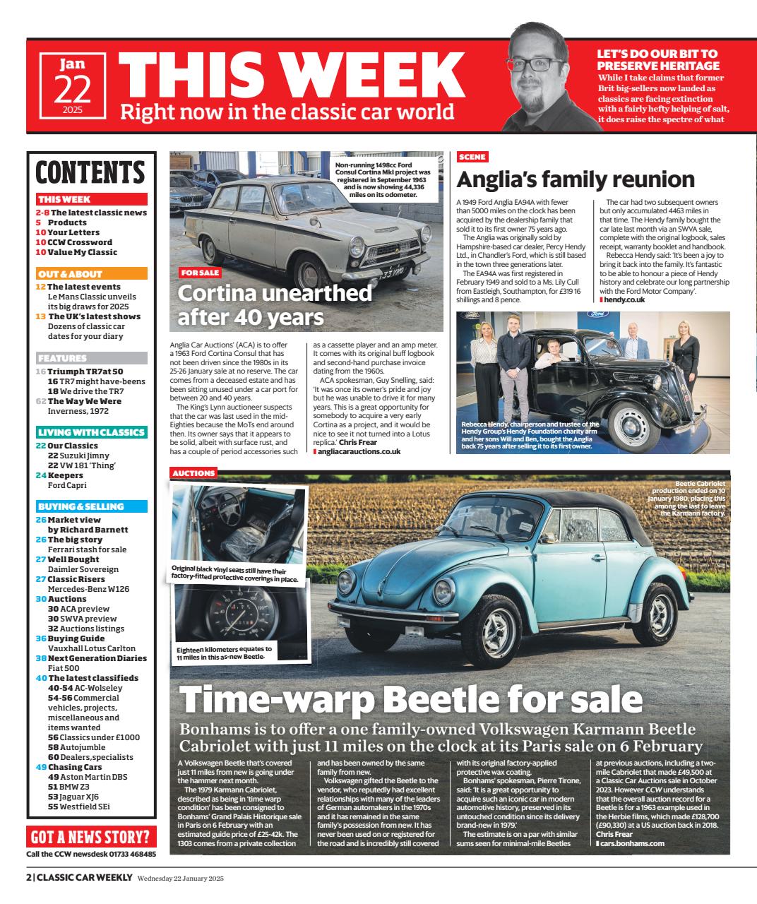 Classic Car Weekly Preview Pages