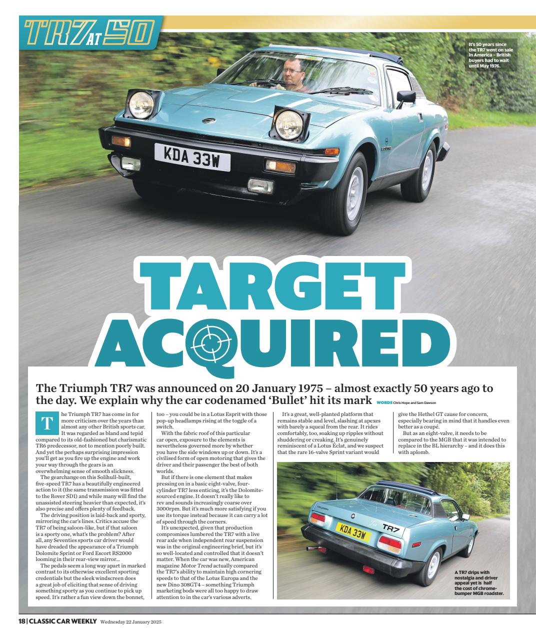 Classic Car Weekly Preview Pages