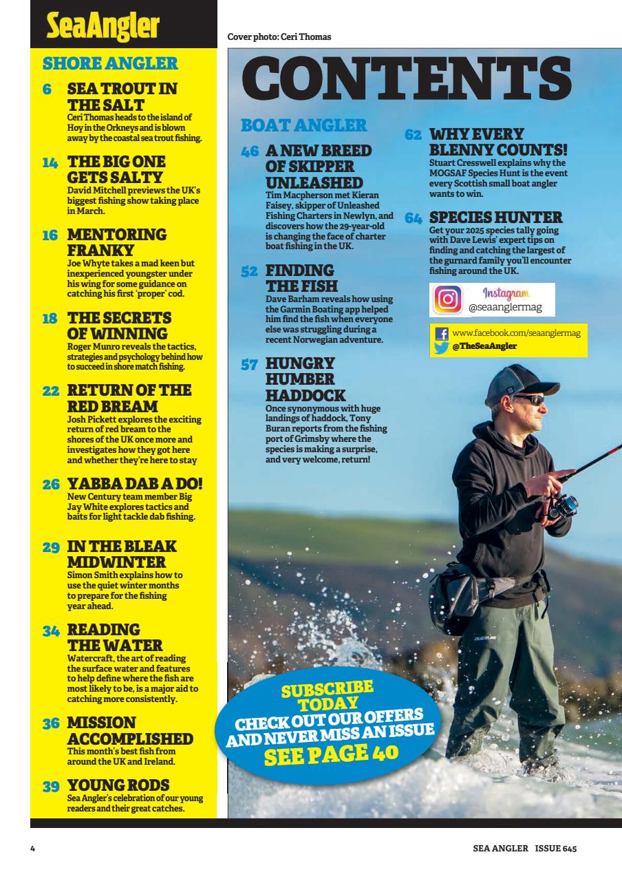 Sea Angler Preview Pages