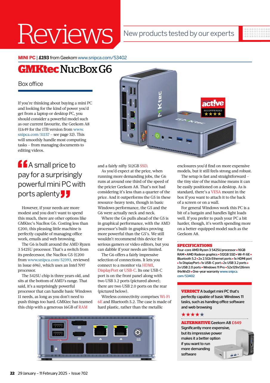 Computer Active Preview Pages