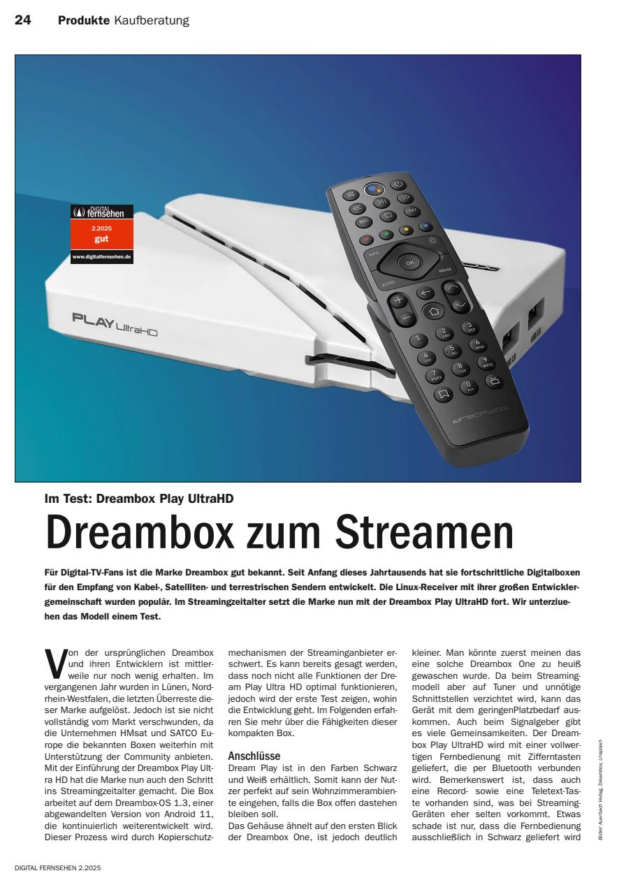 Digital Fernsehen Preview Pages