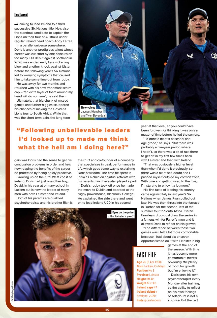 Rugby World Preview Pages