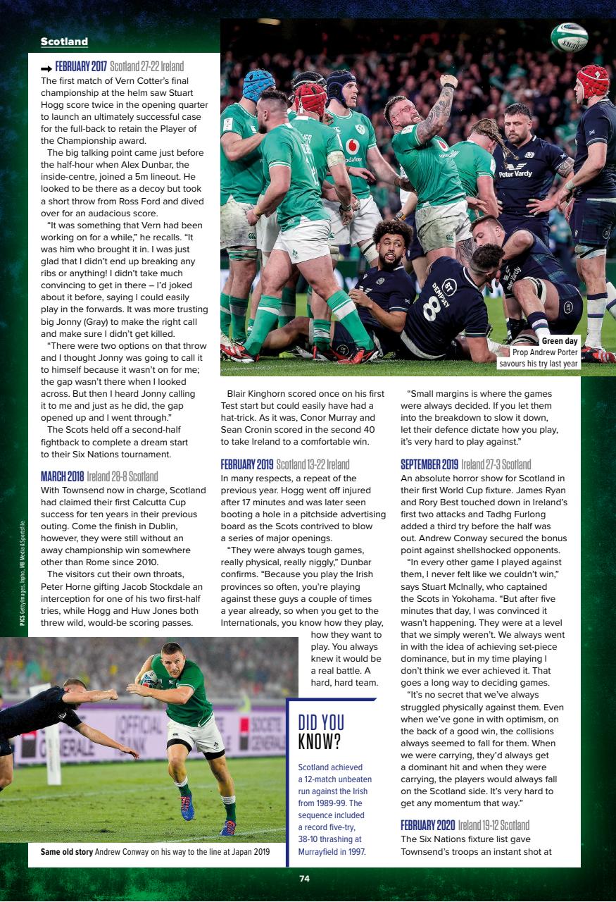 Rugby World Preview Pages