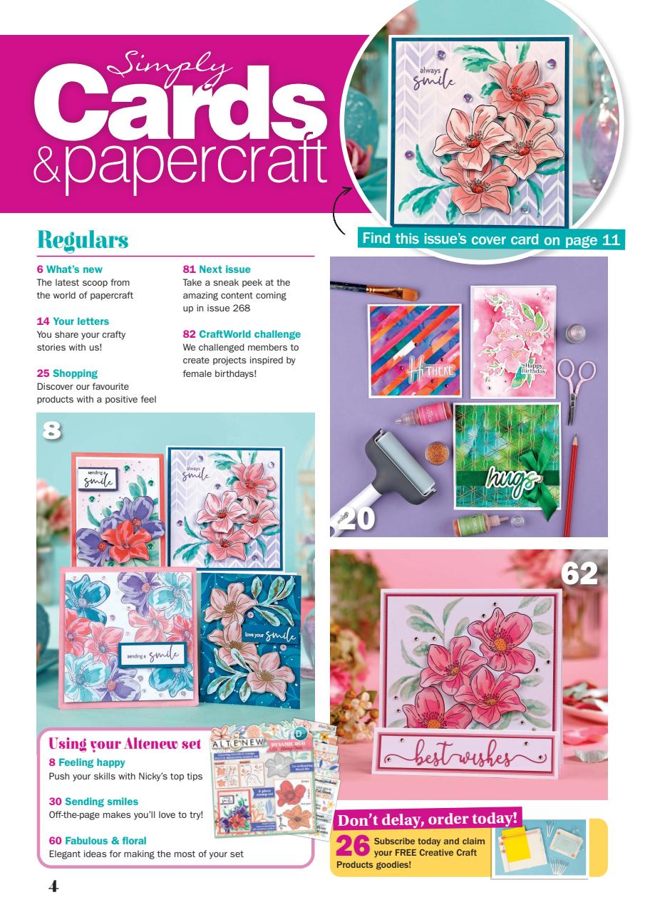 Simply Cards & Papercraft Preview Pages