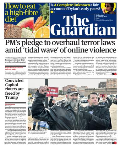 The Guardian Newspaper issue Wednesday, 22 January 2025