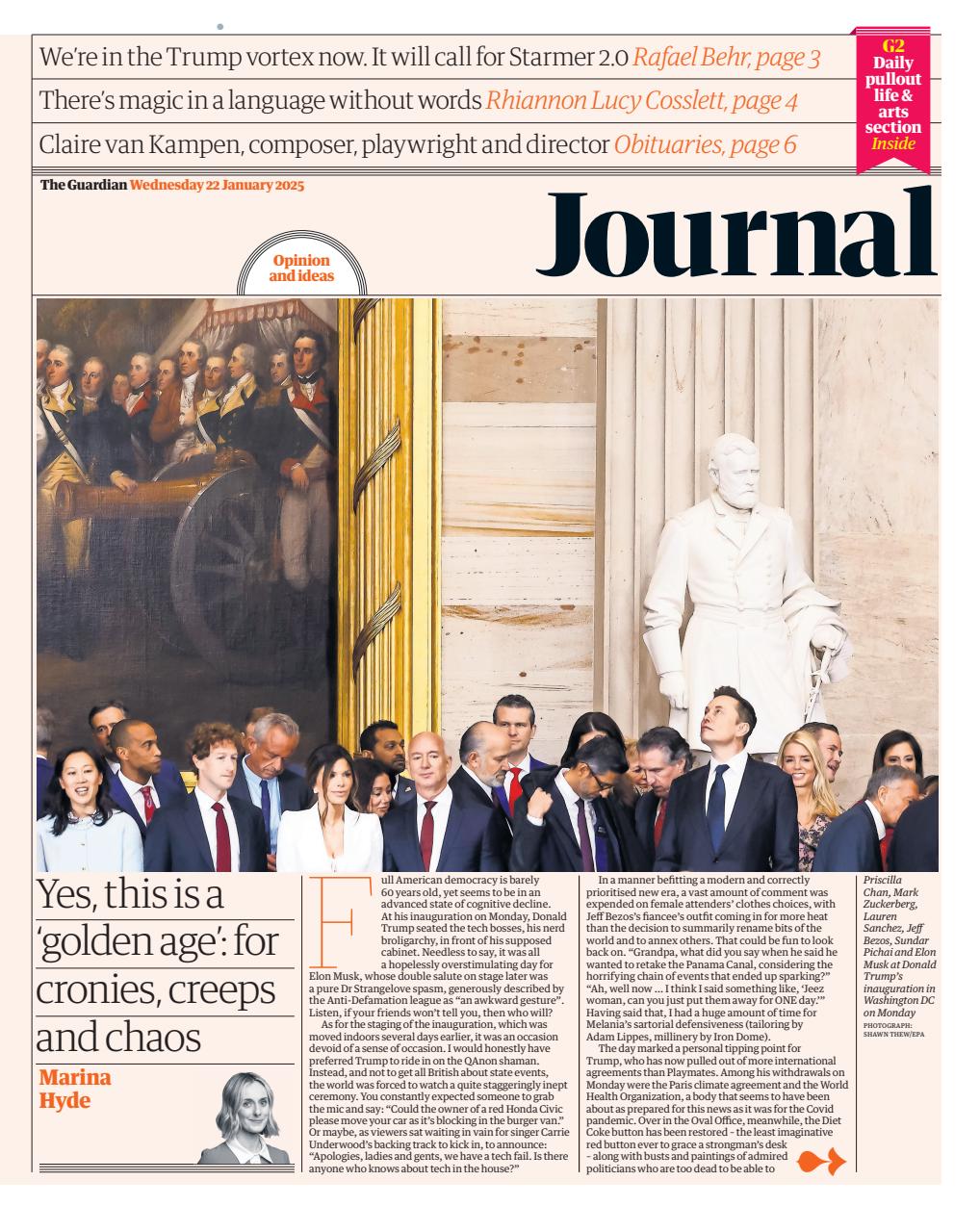 The Guardian Newspaper Preview Pages