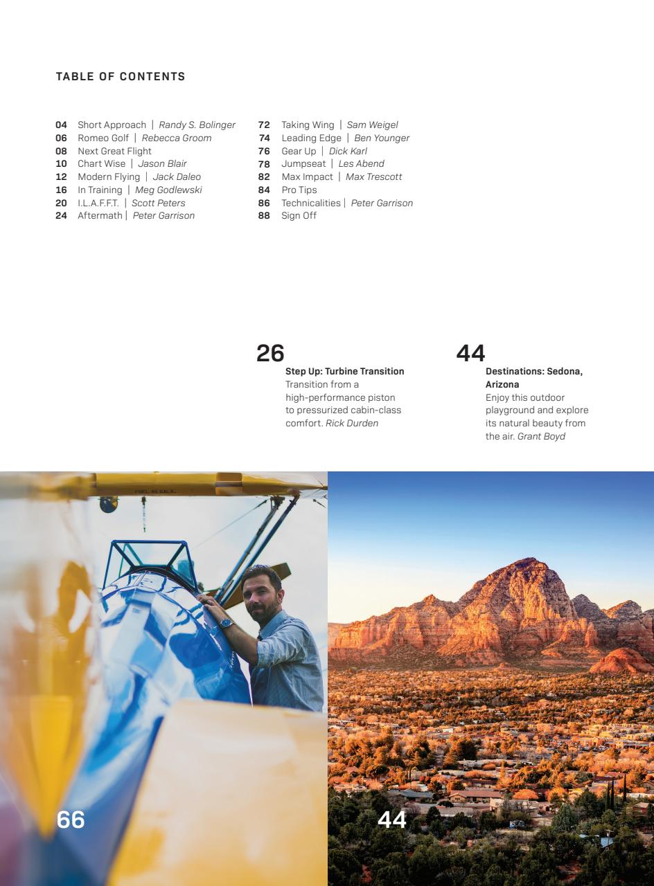 FLYING Magazine Preview Pages