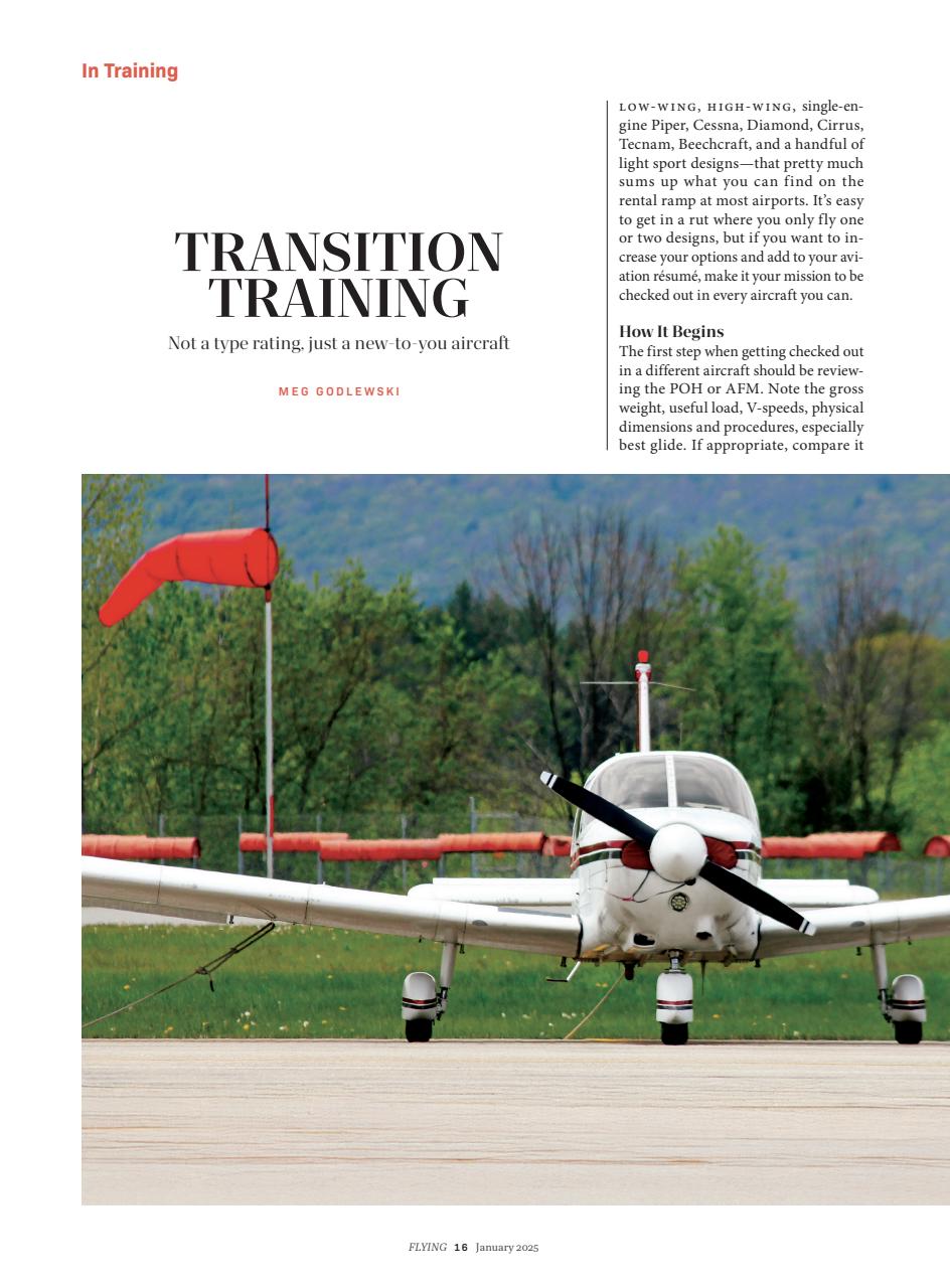 FLYING Magazine Preview Pages