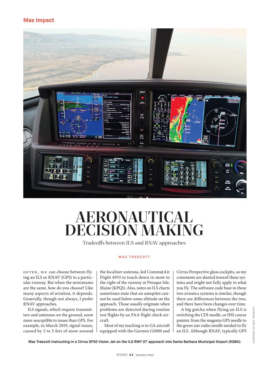 FLYING Magazine Preview Pages