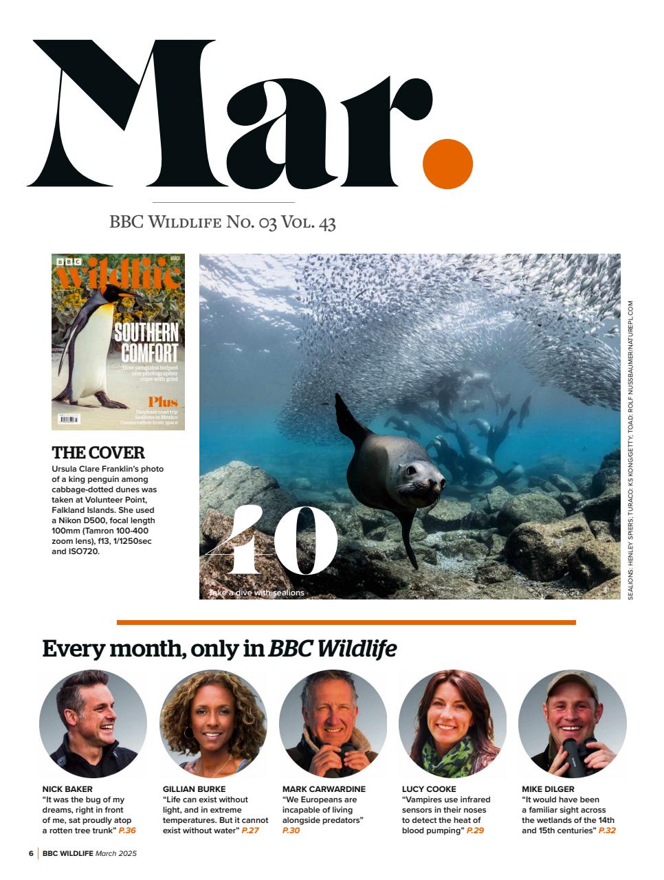 BBC Wildlife Magazine Preview Pages