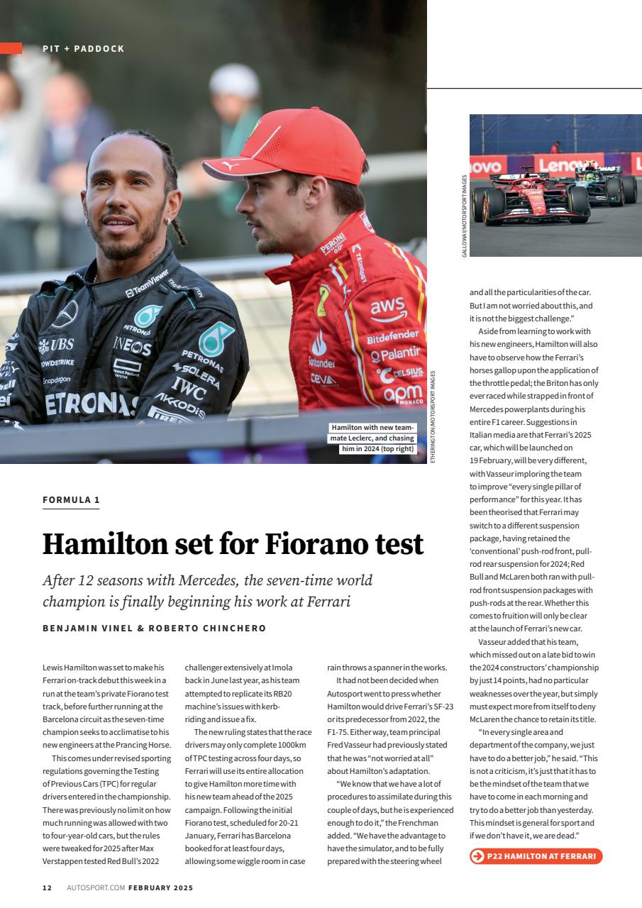Autosport Preview Pages