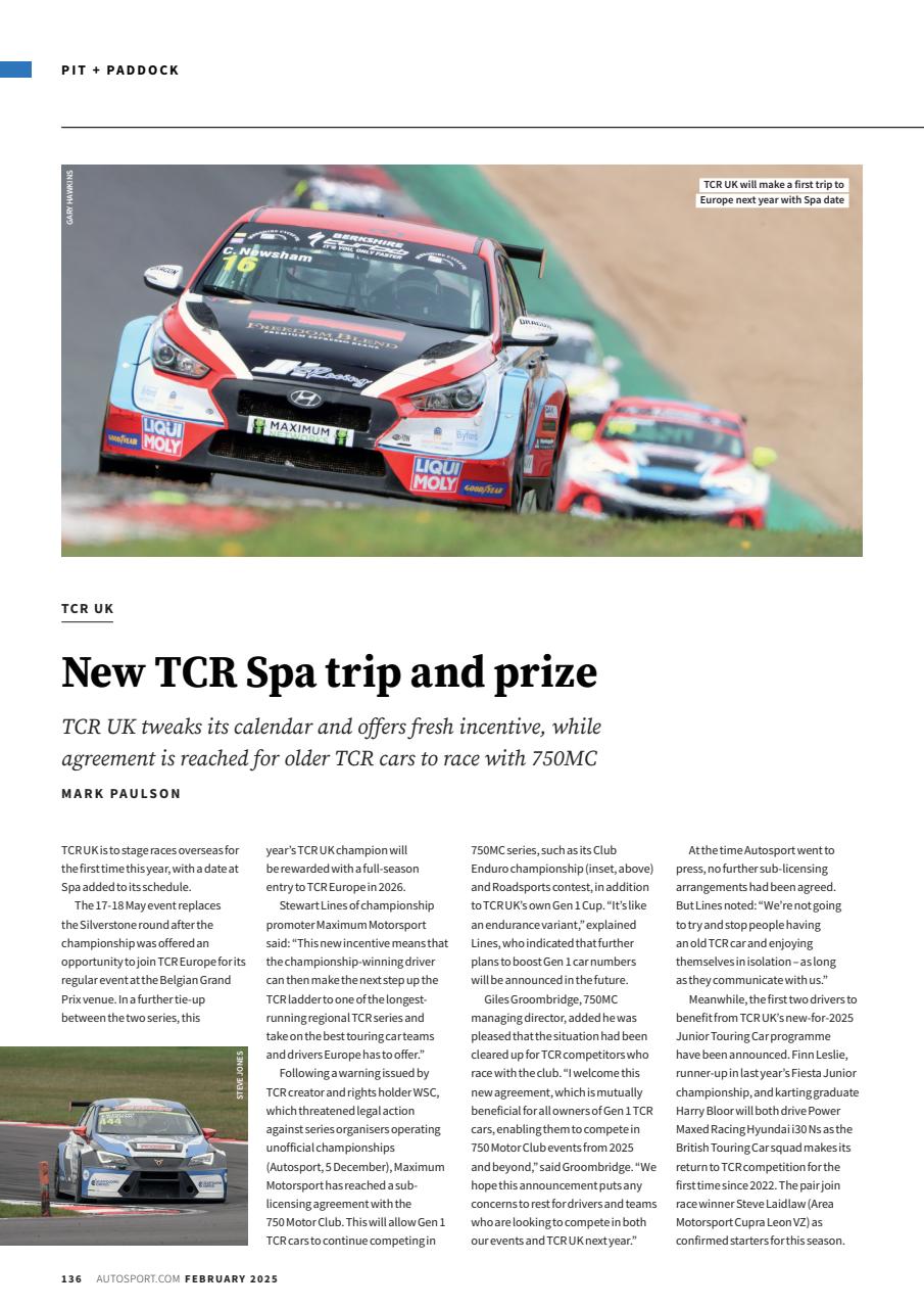 Autosport Preview Pages