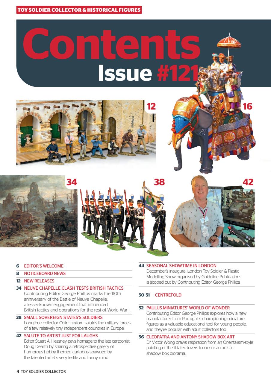Toy Soldier Collector and Historical Figures Preview Pages