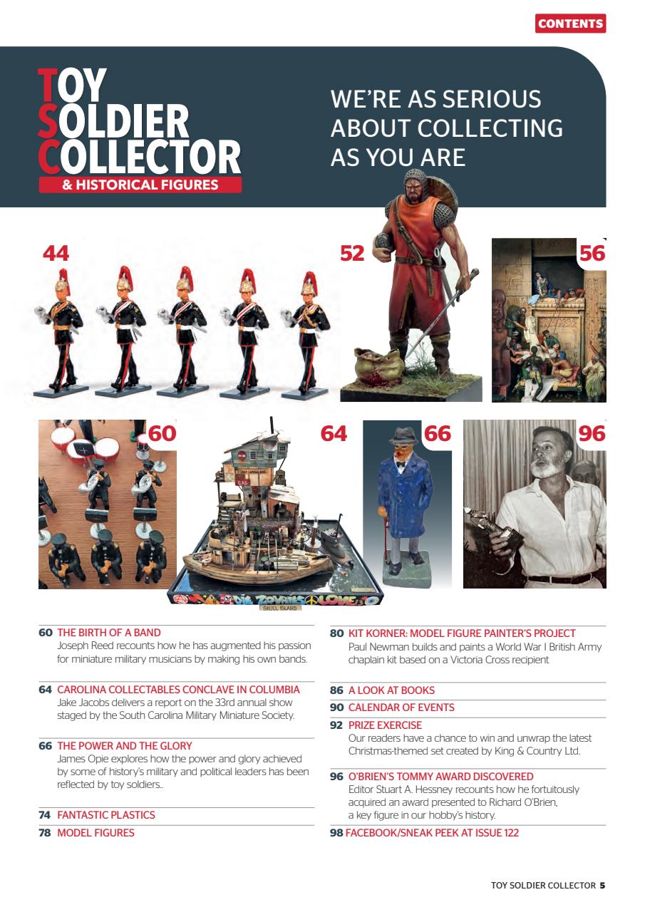 Toy Soldier Collector and Historical Figures Preview Pages