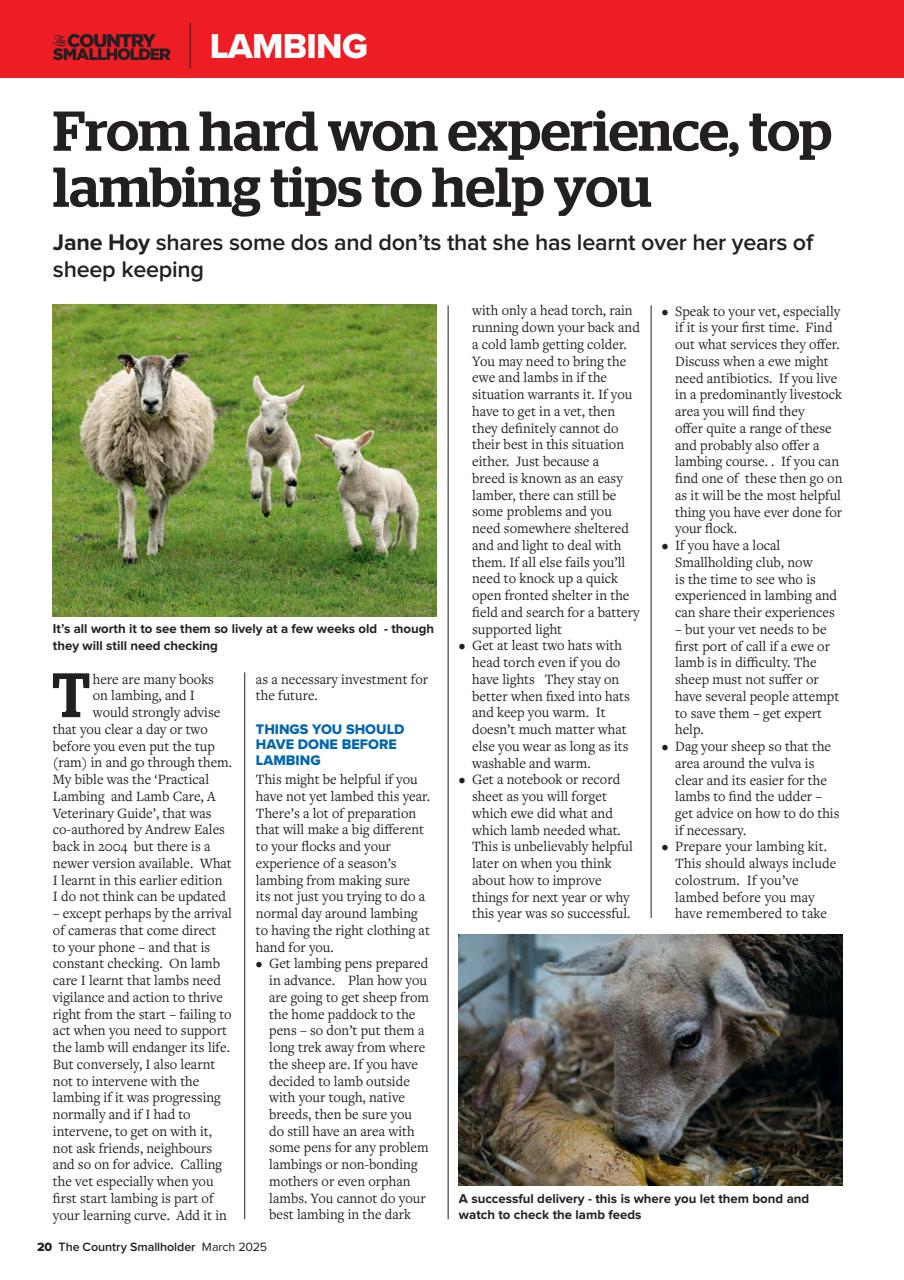 The Country Smallholder Preview Pages