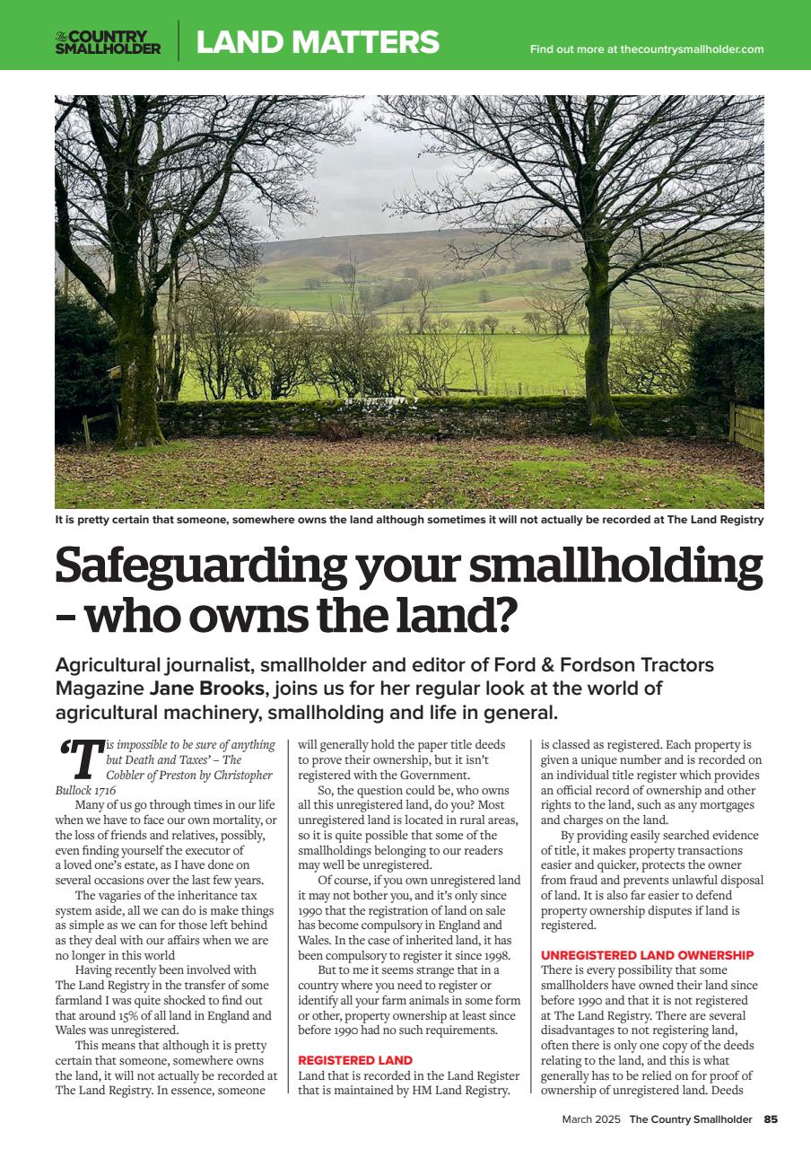 The Country Smallholder Preview Pages