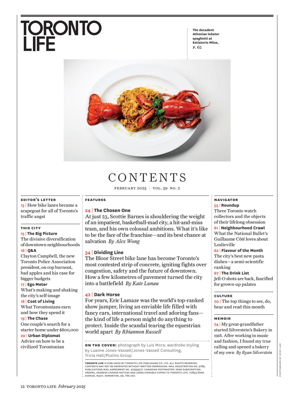 Toronto Life Preview Pages