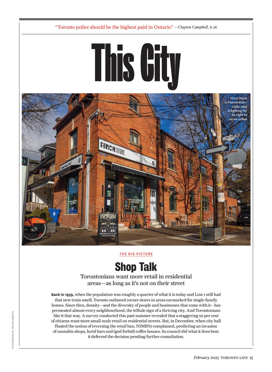 Toronto Life Preview Pages