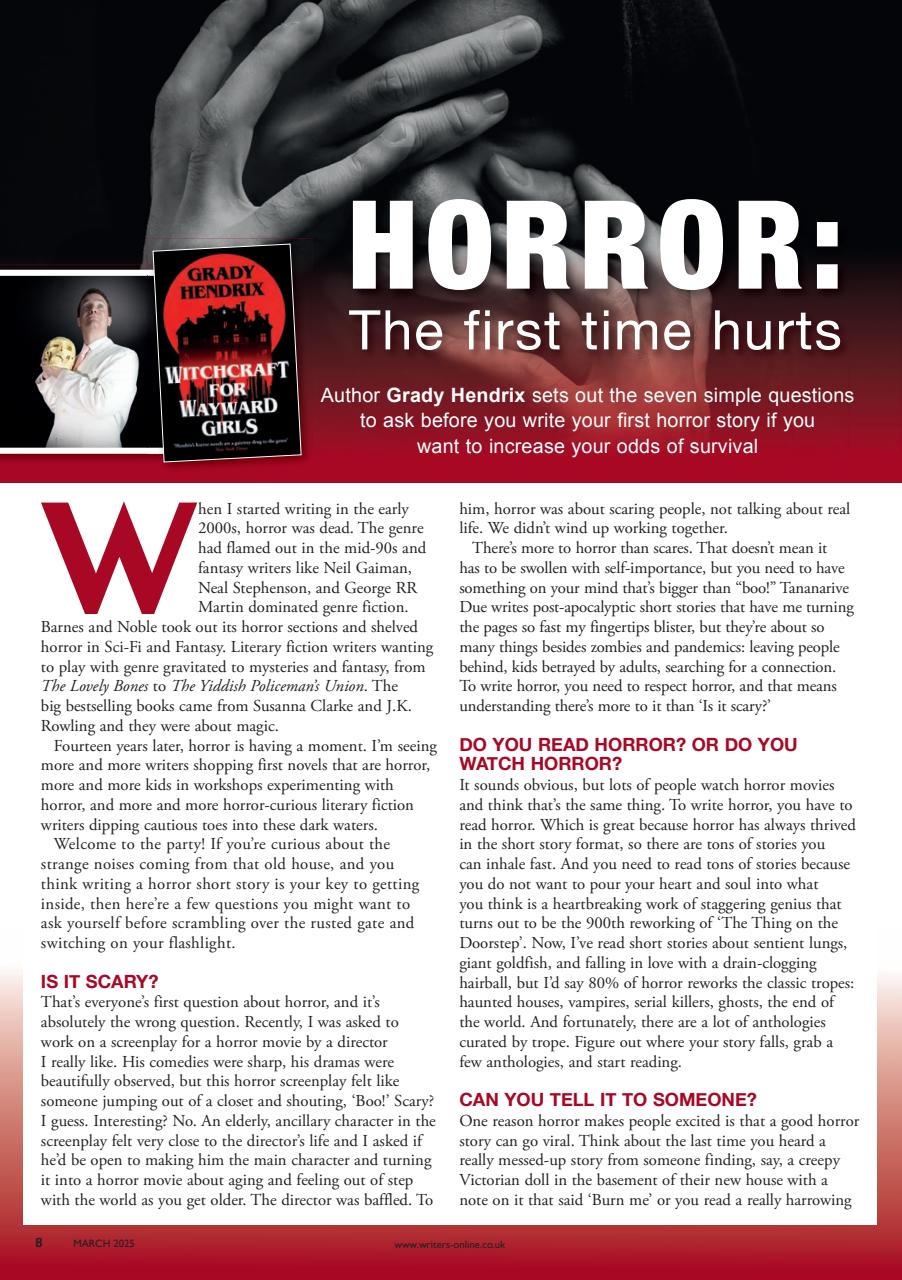 Writing Magazine Preview Pages