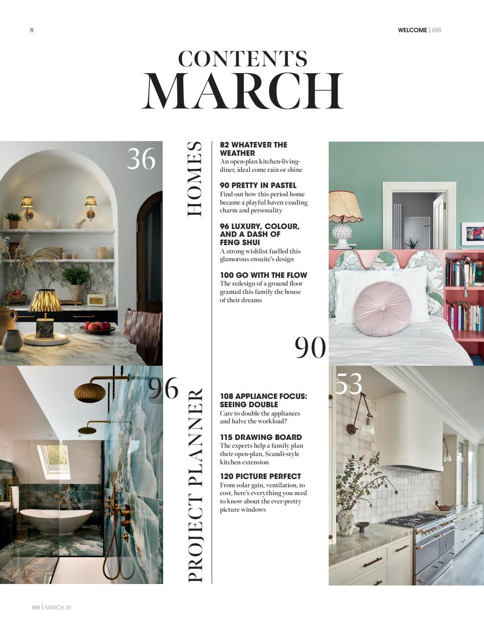 Kitchen Magazine Background Kitchens Bedrooms & Bathrooms magazine - March 2025 Back Issue
