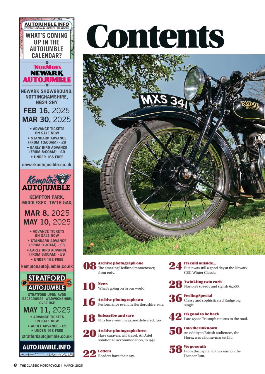 The Classic MotorCycle Preview Pages