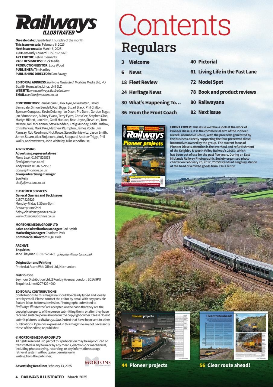 Railways Illustrated Preview Pages