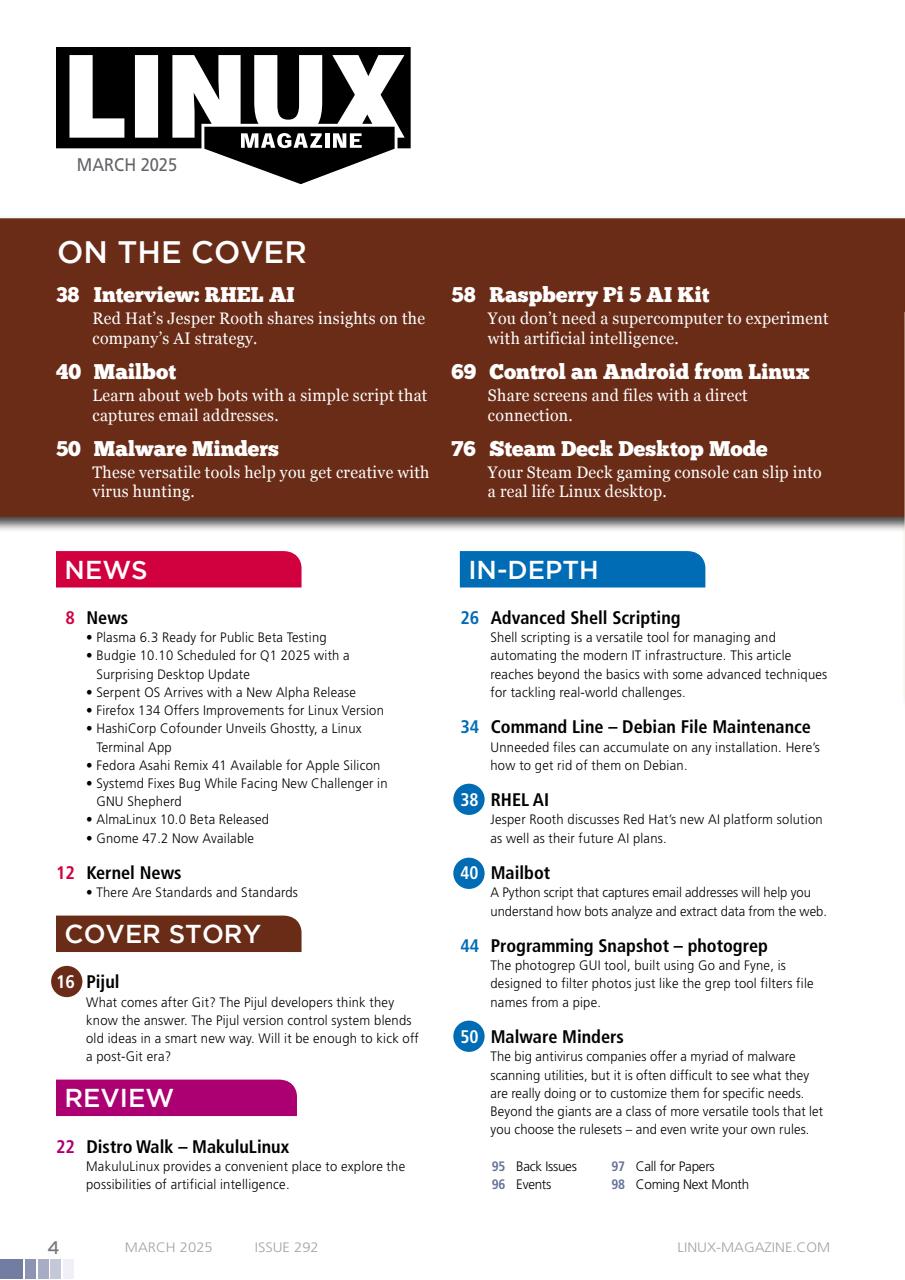 Linux Magazine Preview Pages