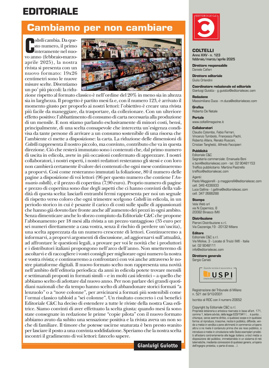 COLTELLI Preview Pages