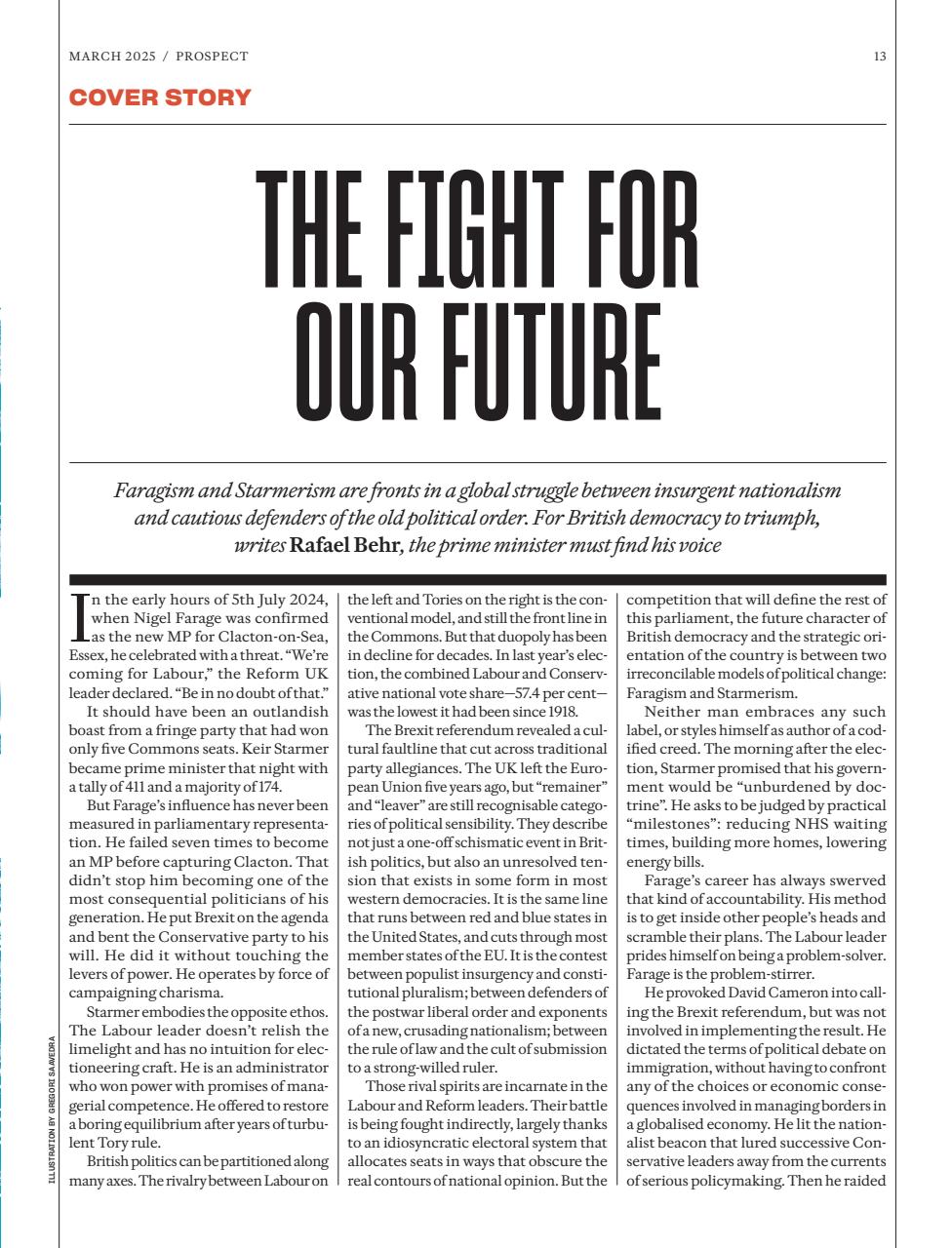 Prospect Magazine Preview Pages