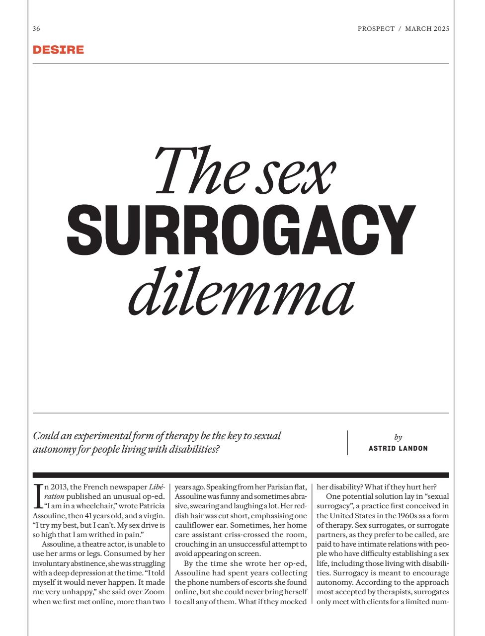 Prospect Magazine Preview Pages