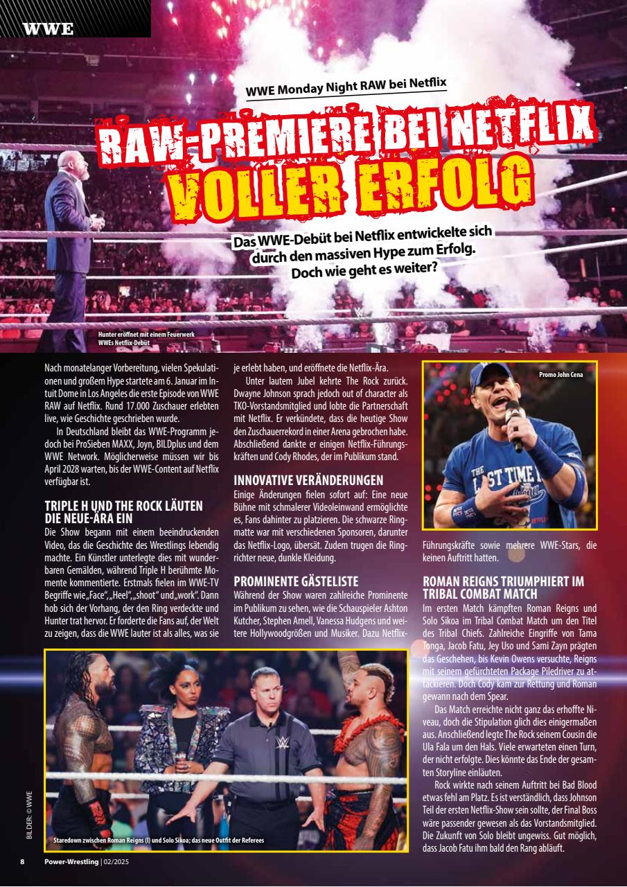 Power-Wrestling Preview Pages