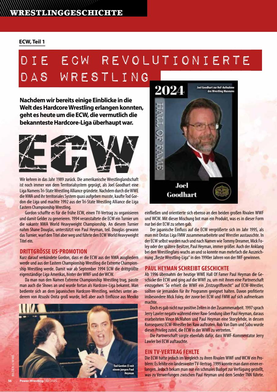 Power-Wrestling Preview Pages