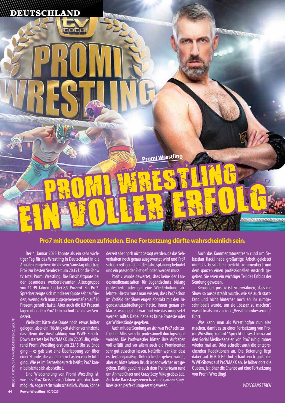 Power-Wrestling Preview Pages