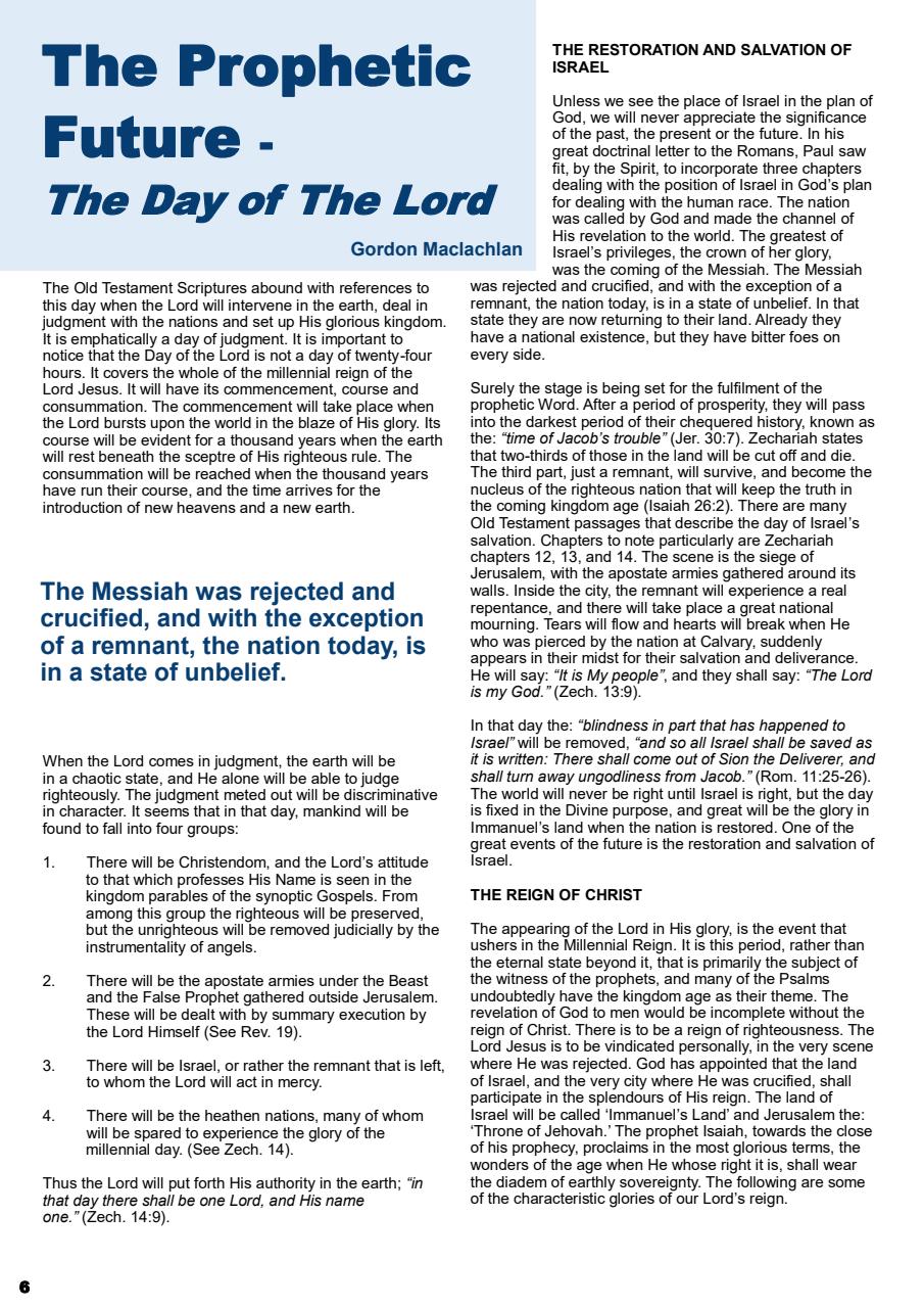 Prophetic Witness Preview Pages