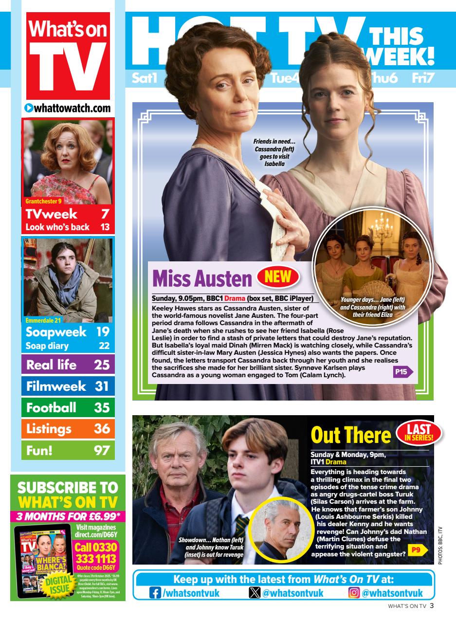 What's on TV Preview Pages
