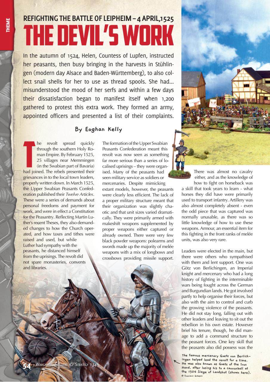 Wargames, Soldiers & Strategy Preview Pages