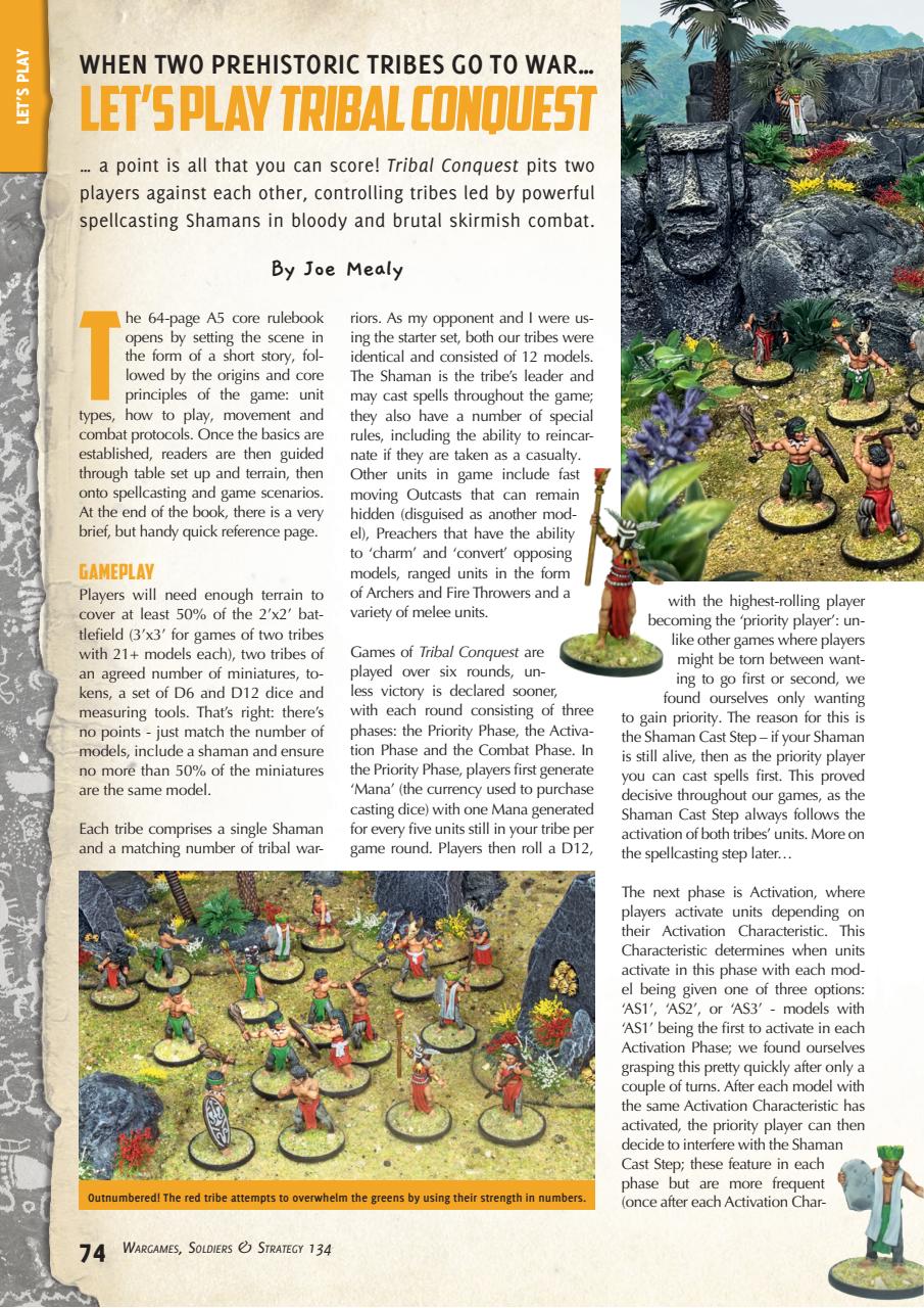 Wargames, Soldiers & Strategy Preview Pages