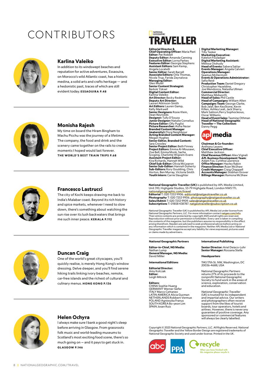 National Geographic Traveller UK Preview Pages