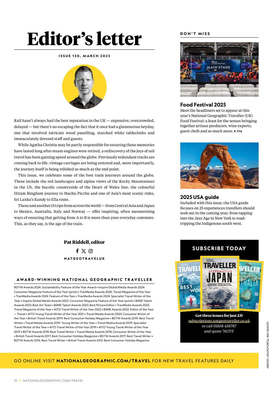 National Geographic Traveller UK Preview Pages